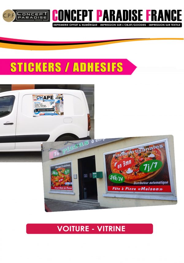 Stickers / Adhésifs Grand format