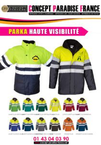 Parka haute visibilité
