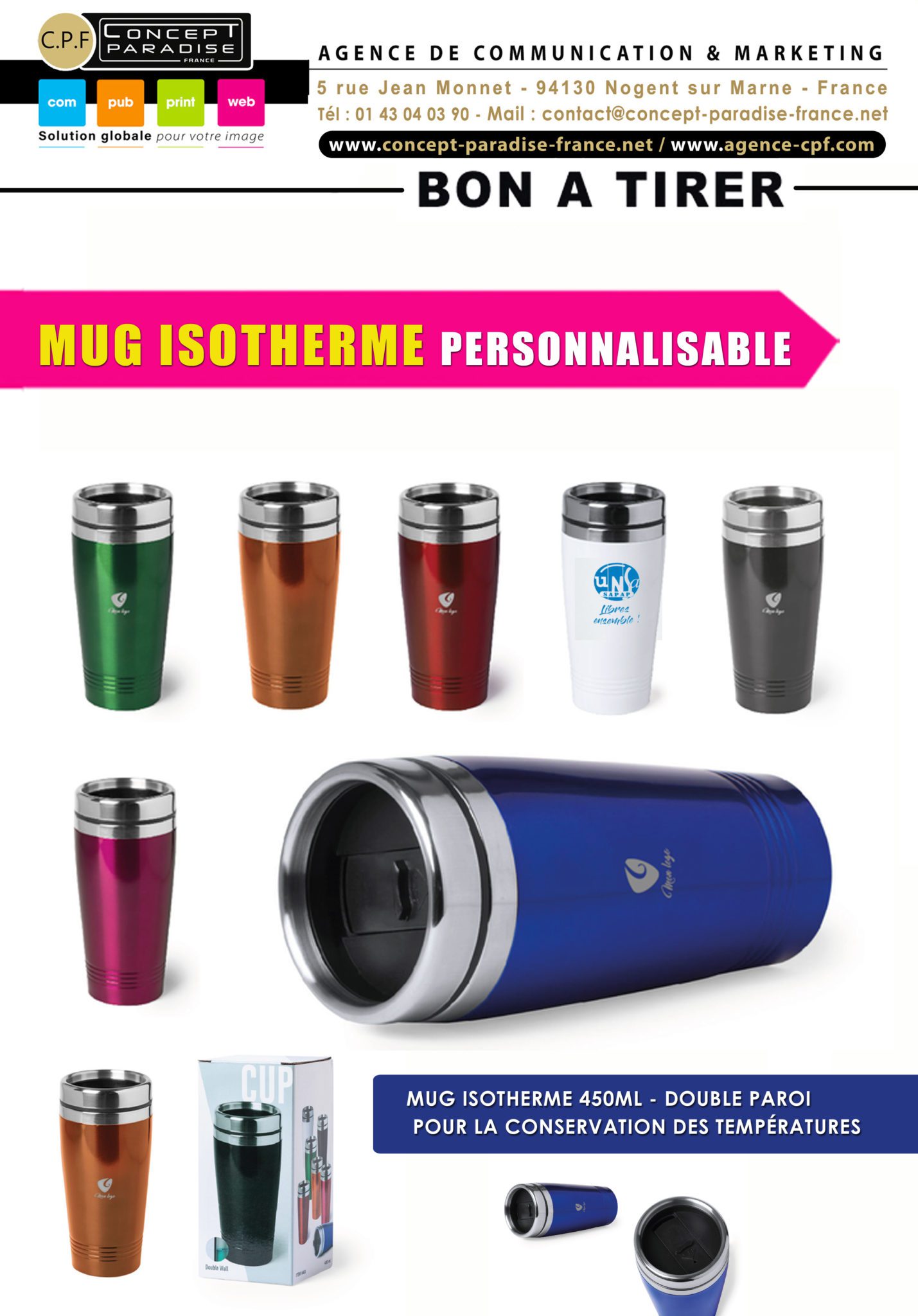 Mug Maman et ses petits coeurs personnalisé | Monsieur TSHIRT
